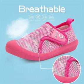 img 1 attached to CROVA Toddler Shoes Boys Girls Girls' Shoes : Athletic