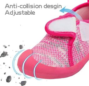 img 2 attached to CROVA Toddler Shoes Boys Girls Girls' Shoes : Athletic