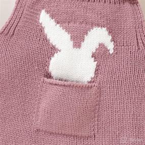 img 1 attached to 🐰 Easter Bunny Knitted Romper: Adorable Outfit for Newborn Baby Girls and Boys – Spring/Summer Clothes