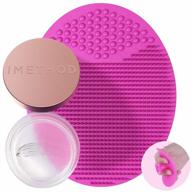 imethod makeup brush cleaner - make up brush cleansers solution with makeup brush cleaner mat, beauty blender cleanser, makeup sponge cleaner for sponge applicator, makeup brush logo