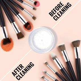 img 3 attached to IMethod Makeup Brush Cleaner - Make Up Brush Cleansers Solution With Makeup Brush Cleaner Mat, Beauty Blender Cleanser, Makeup Sponge Cleaner For Sponge Applicator, Makeup Brush