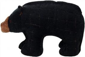 img 2 attached to TUFFY - World'S Tuffest Soft Dog Toy - Zoo Junior Bear - Squeakers - Multiple Layers. Made Durable, Strong & Tough. Interactive Play (Tug, Toss & Fetch). Machine Washable & Floats