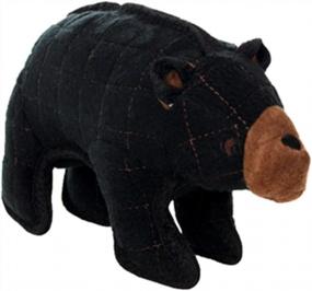img 3 attached to TUFFY - World'S Tuffest Soft Dog Toy - Zoo Junior Bear - Squeakers - Multiple Layers. Made Durable, Strong & Tough. Interactive Play (Tug, Toss & Fetch). Machine Washable & Floats