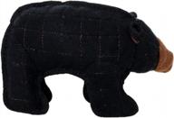 tuffy - world's tuffest soft dog toy - zoo junior bear - squeakers - multiple layers. made durable, strong & tough. interactive play (tug, toss & fetch). machine washable & floats logo