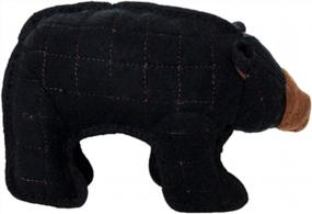 img 4 attached to TUFFY - World'S Tuffest Soft Dog Toy - Zoo Junior Bear - Squeakers - Multiple Layers. Made Durable, Strong & Tough. Interactive Play (Tug, Toss & Fetch). Machine Washable & Floats