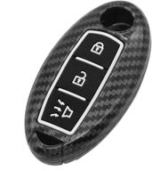 tangsen smart key fob case cover compatible with infiniti ex35 ex37 fx35 fx37 fx45 fx50 q70 qx50 qx70 for nissan 370z armada cube juke leaf murano pathfinder quest rogue titan xd versa note logo