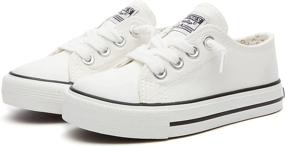 img 4 attached to Weestep Toddler Little Canvas Sneakers Boys' Shoes : Sneakers