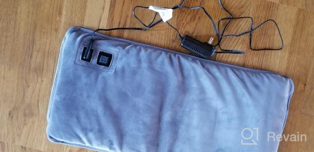 img 1 attached to Get Quick And Comfortable Relief From Pain With BRIGENIUS Graphene Electric Heating Pad For Back, Neck And Shoulder - 3 Heat Settings And Auto Shut-Off review by Thomas Landis