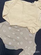 img 1 attached to Adorable Newborn Baby Girl Floral Print Romper With Ruffles And Long Sleeves review by John Wei