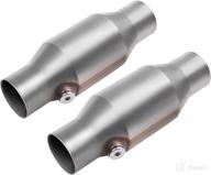 🚗 autosaver88 atcc0011 [2 pack] high-performance 2.5" inlet/outlet universal catalytic converters with o2 port - epa compliant логотип