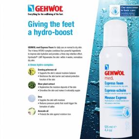 img 1 attached to Revitalize And Soften Feet With GEHWOL Med Express Foam In White Tea, 4.4 Oz.