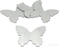 roommates small butterfly peel and stick mirror set (4-pieces) logo