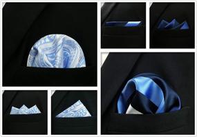 img 2 attached to Pieces Assorted Pocket Square Handkerchiefs Men's Accessories at Handkerchiefs