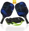 experience unmatched power & control with edeuoey's usapa approved graphite pickleball paddle set - lightweight, stylish, and perfect for men, women, and youth logo