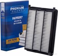 🔍 high-quality pa99097 engine air filter for hyundai tucson, kia seltos, sportage - 2016-2022 models logo