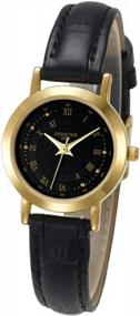 img 4 attached to Stylish DR8988 Quartz Watch With Japanese Movement And Waterproof Leather Strap For Men And Women