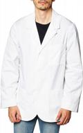 experience certainty and style with med-man men's scrub lab coat - 31" consultation 1389a logo