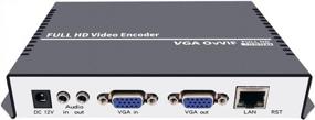 img 4 attached to Iseevy H.265 H.264 VGA Video Encoder 1080P VGA для IP-стримера для IPTV Live Stream Broadcast Поддержка RTMP RTMPS SRT RTSP UDP HTTP FLV HLS TS Протоколы и живые платформы