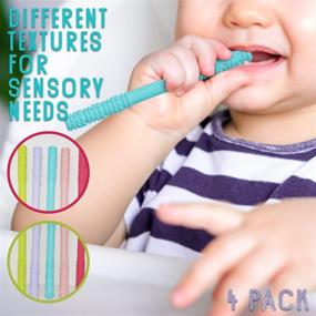 img 2 attached to Sperric Baby Hollow Teething Tubes Baby & Toddler Toys ~ Teethers