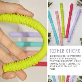 img 3 attached to Sperric Baby Hollow Teething Tubes Baby & Toddler Toys ~ Teethers