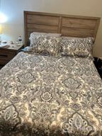 img 1 attached to King Size 3-Piece Lightweight Cotton Travan Boho Quilt Set - Perfect For All Seasons! review by Ray Adair