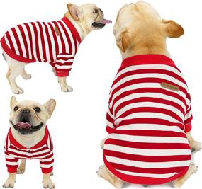 img 1 attached to Gootailor Striped Sweatshirt Comfortable T Shirts Dogs