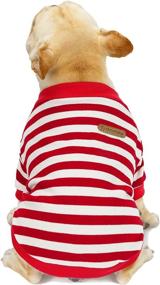 img 4 attached to Gootailor Striped Sweatshirt Comfortable T Shirts Dogs