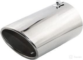 img 4 attached to Exhaust Stainless Muffler Tailpipe Universal