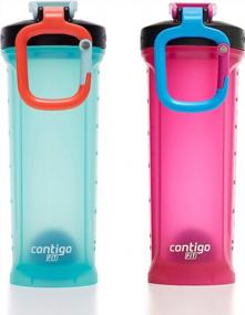 img 2 attached to Stay Fit And Hydrated With Contigo'S 28Oz Shake & Go 2.0 Shaker Bottle (2 Pack) - Ideal For Bubble Tea & Dragonfruit Lovers!