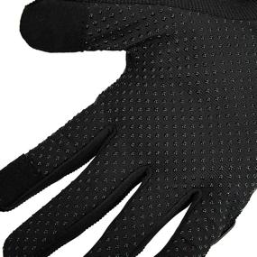 img 1 attached to 🧤 Solomone Cavalli Automotive Motorcycle Racing Gloves - 1 Pair, Black, Size Large