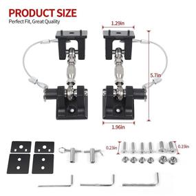 img 1 attached to SQQP Latches Aluminum 2007 2017 Wrangler