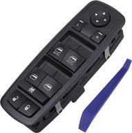 dodge ram 1500/2500/3500 quad & crew cab power window switch 2009-2012, double auto buttons - compatible replacement for 4602863ab/ac (no power-fold mirrors) логотип