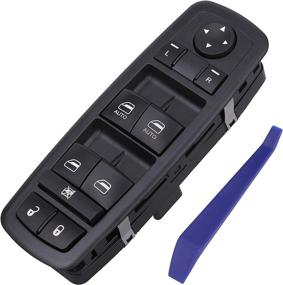 img 4 attached to Dodge RAM 1500/2500/3500 Quad & Crew Cab Power Window Switch 2009-2012, Double Auto Buttons - Compatible Replacement for 4602863AB/AC (No Power-Fold Mirrors)