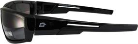 img 1 attached to 🕶️ Birdz Eyewear Swoop Anti-Fog Padded Motorcycle Riding Sunglasses in Black Frame with Day & Night ANSI Z87.1 Lenses (Clear/Smoke/Yellow)