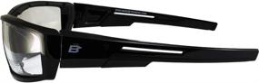 img 3 attached to 🕶️ Birdz Eyewear Swoop Anti-Fog Padded Motorcycle Riding Sunglasses in Black Frame with Day & Night ANSI Z87.1 Lenses (Clear/Smoke/Yellow)