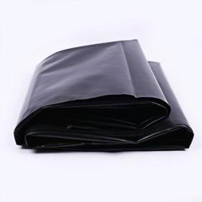img 4 attached to 16X20 Ft 20 Mil Thick HDPE Rubber Pond Liner For Outdoor Ponds, Fountains, Waterfalls & Water Gardens