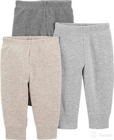 img 3 attached to 👶 Carter's Baby 3-Pack Thermal Pants - Simple Joys