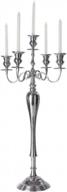 add elegance to your home with torre & tagus caprice candelabra candle holder - 39 inch silver centerpiece for dining, living room, and entertaining logo