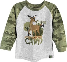 img 2 attached to John Deere Toddler T Shirt Chambray Boys' Clothing via Tops, Tees & Shirts
