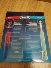 img 11 attached to Oral-B Pro 500 Stages Power Cars: Последняя слово в электрических зубных щетках в белом / синем / красном цвете.