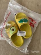 img 1 attached to 🍉 Children's Summer Slides Sandals: Shower Slippers for Beach, Pool, and Water Activities - Ideal for Girls, Boys, and Fruit-Lovers! review by Todd Amarsingh