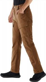 img 3 attached to Men'S Ripstop Cargo Pants: FREEKITE Relaxed Fit Tactical Hiking Waterproof With Multi Pockets.