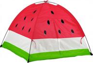 веселье на солнце с игровой палаткой gigatent's watermelon dome - легкий вход и выход благодаря навесным дверям и простой настройке логотип
