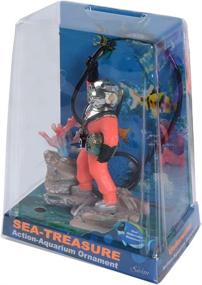 img 3 attached to Saim Air Action Diver Aquarium Ornament - Rose Red: Enhance Your Tank with Dynamic Live-Action Movement