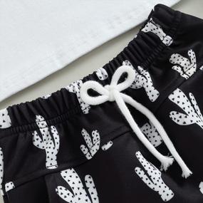 img 1 attached to Stylish Summer Outfit For Newborn Infant Baby Boy - Letter Print Tank Top & Jogger Shorts 2Pcs Set
