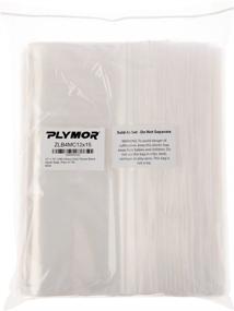 img 1 attached to Plymor Heavy Plastic Reclosable Zipper Packaging & Shipping Supplies : Poly & Plastic Packaging Bags