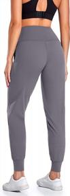 img 1 attached to High-Waisted Yoga And Workout Joggers With Pockets For Women By Oalka