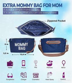 img 1 attached to 👜 Diaper Bag Tote with Changing Pad: Ultimate Mommy Bag for Hospital, Labor, and Delivery