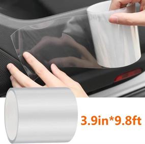 img 4 attached to YSWY Car Door Edge Guard: Transparent Protector for Anti-Collision, Door Sill, and Rear Bumper | Universal Fit for Most Cars - 10cmx3m