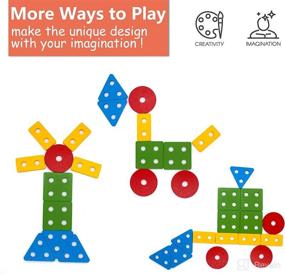 img 1 attached to LiKee Detachable Development Montessori Education Baby & Toddler Toys